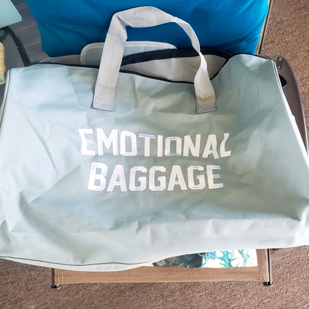 Euc Emotional Baggage A$$Holes Live Forever Large Duffle Bag